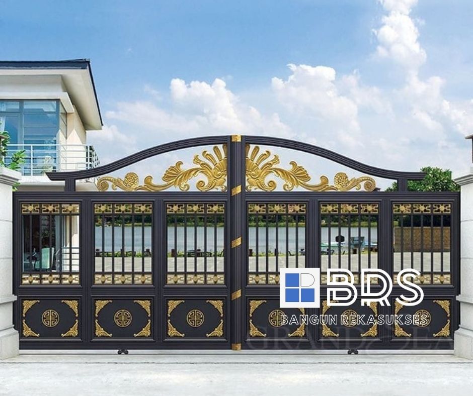 Pintu Pagar Besi Tempa