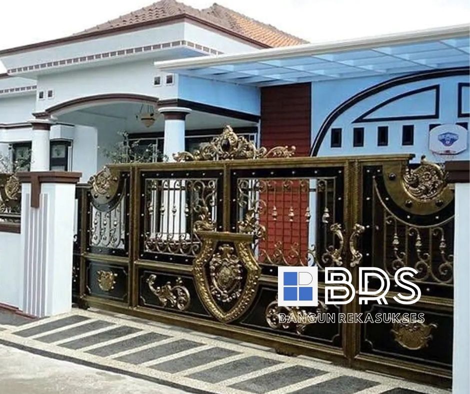Pintu Pagar Besi Tempa