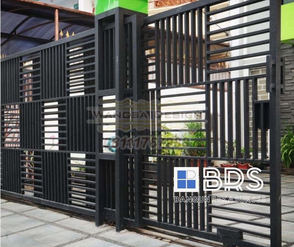 Desain Pintu Pagar Minimalis