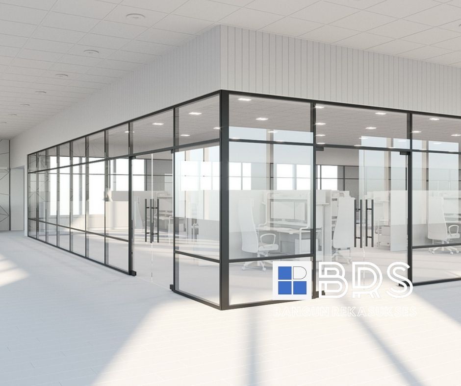 Partisi Kaca Frameless
