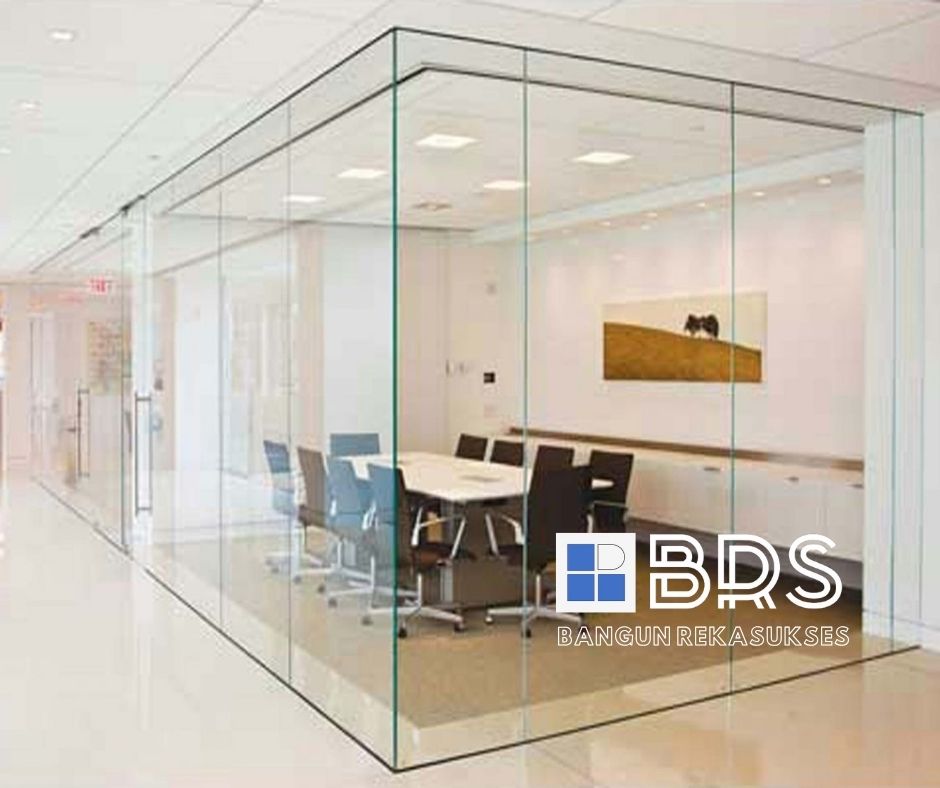 Partisi Kaca Frameless