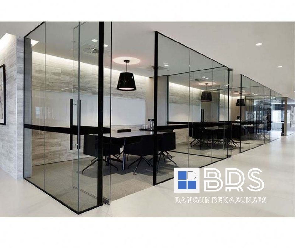 Partisi Kaca Tempered 12mm