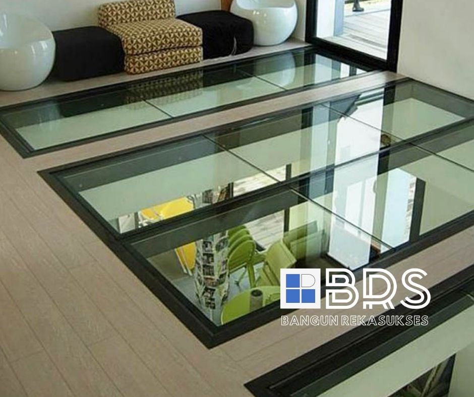 Lantai Kaca Laminated 10+10mm