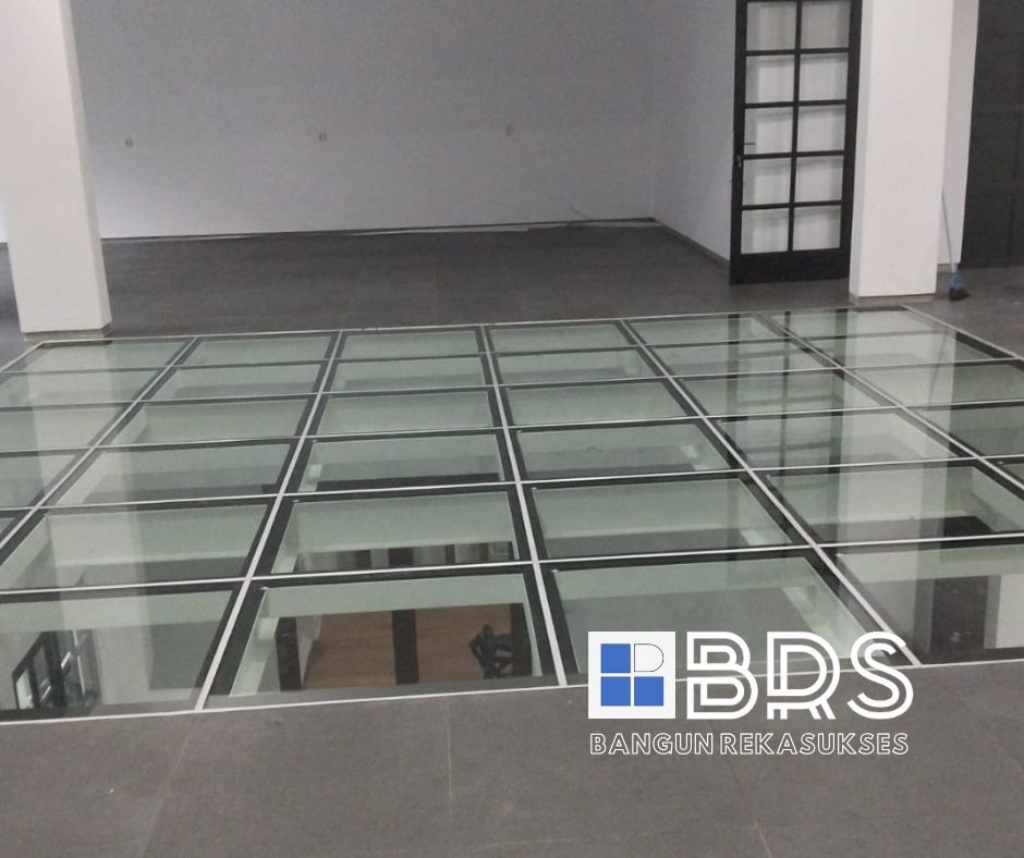 Lantai Kaca Laminated 12+12mm