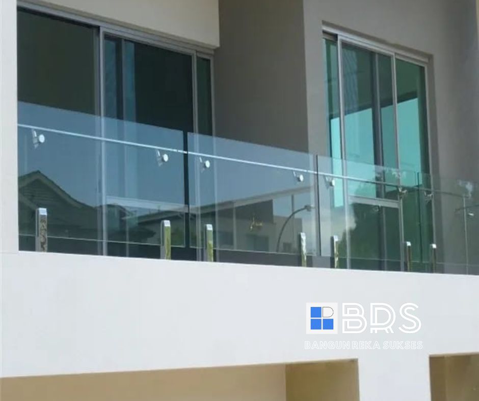 Railing Kaca Tempered 12mm