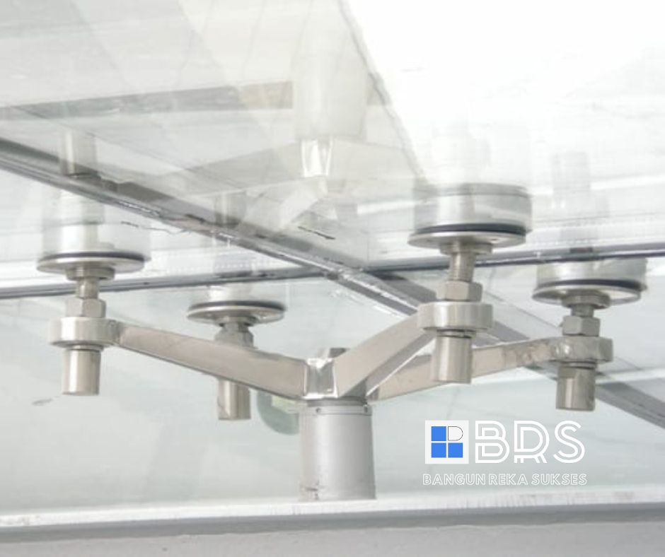 Atap Kaca 10mm Spider