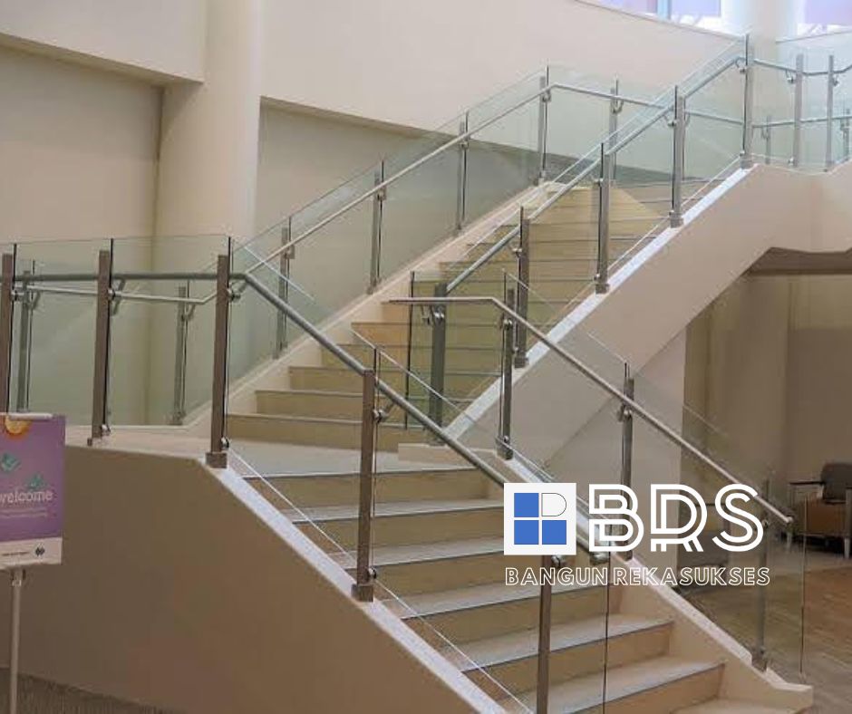 Harga Railing Kaca Handrail Stainless
