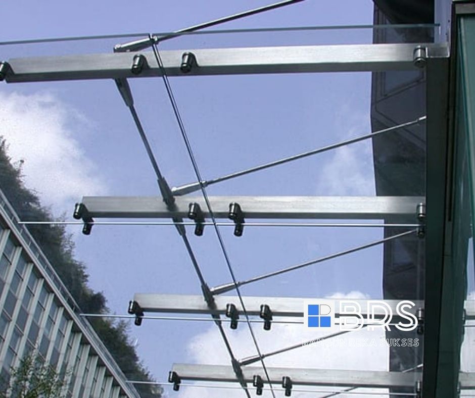 Harga Kanopi Kaca Spider Per Meter