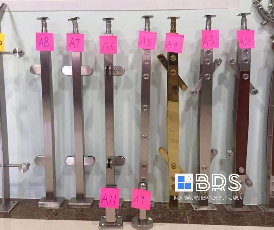 Harga Railing Kaca Handrail Stainless