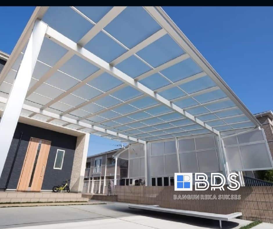 Atap Carport Kaca Bening