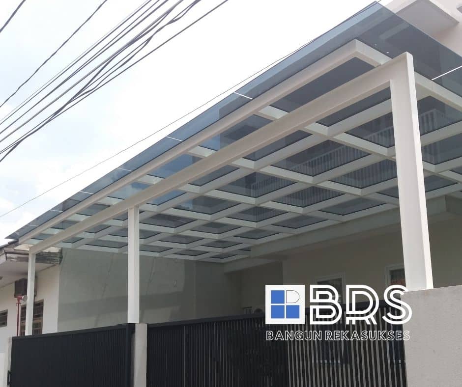 Harga Kanopi Kaca Hitam