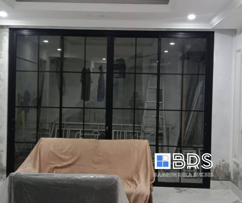 Pintu Alumunium Sliding 4 Daun
